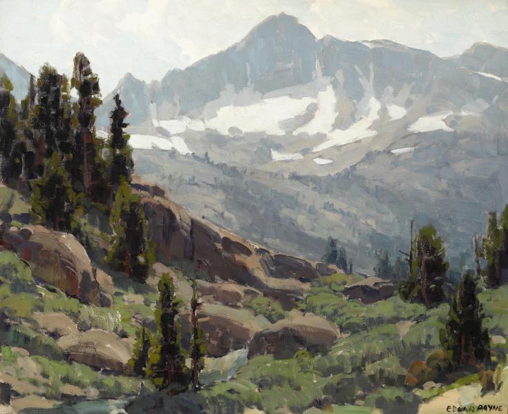 Shadow Creek Country by Edgar Alwin Payne | Oil Painting Reproduction