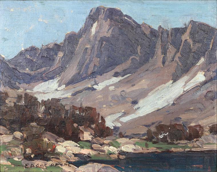 Sierra Landscape c1932 by Edgar Alwin Payne | Oil Painting Reproduction
