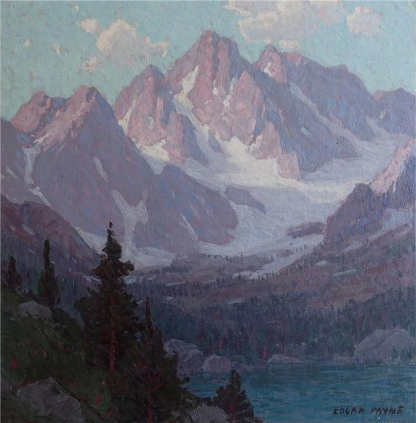 Sierra Peaks Sierra Nevada Mountains | Oil Painting Reproduction
