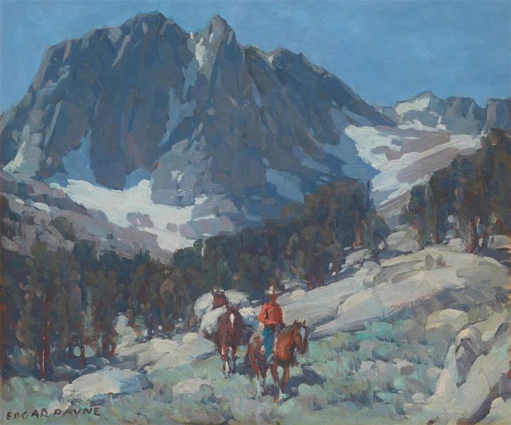 Sierra Trails Temple Crags | Oil Painting Reproduction