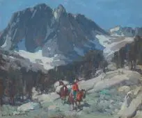 Sierra Trails Temple Crags By Edgar Alwin Payne