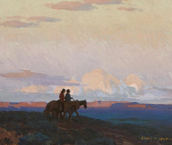 The Navajos by Edgar Alwin Payne | Oil Painting Reproduction