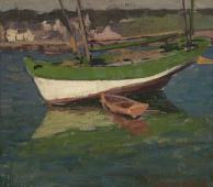 Two Boats By Edgar Alwin Payne