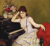 Portrait of Sophie Menter By Ilya Repin