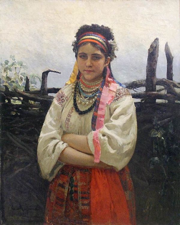 Ukranian Woman by Ilya Repin | Oil Painting Reproduction