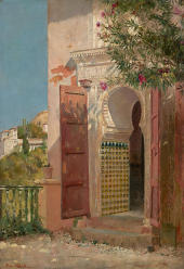 A Moorish Doorway 1883 By Tom Roberts