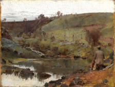 A Quiet Day On Darebin Creek By Tom Roberts