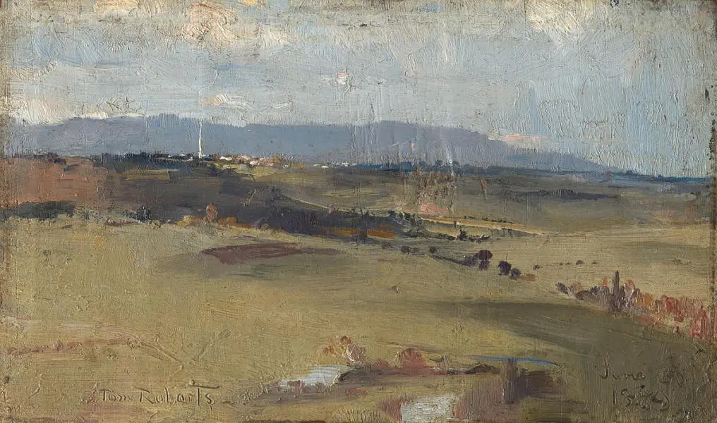 Across The Dandenongs 1889 By Tom Roberts
