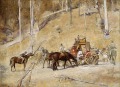Bailed Up 1895 By Tom Roberts