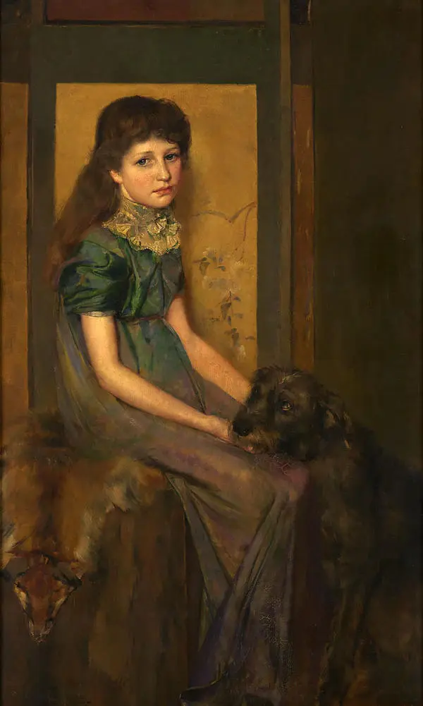 Blue Eyes And Brown 1887 By Tom Roberts