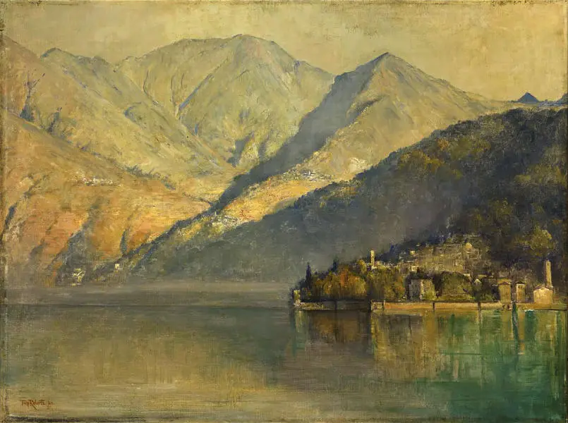 Lake Como 1922 By Tom Roberts
