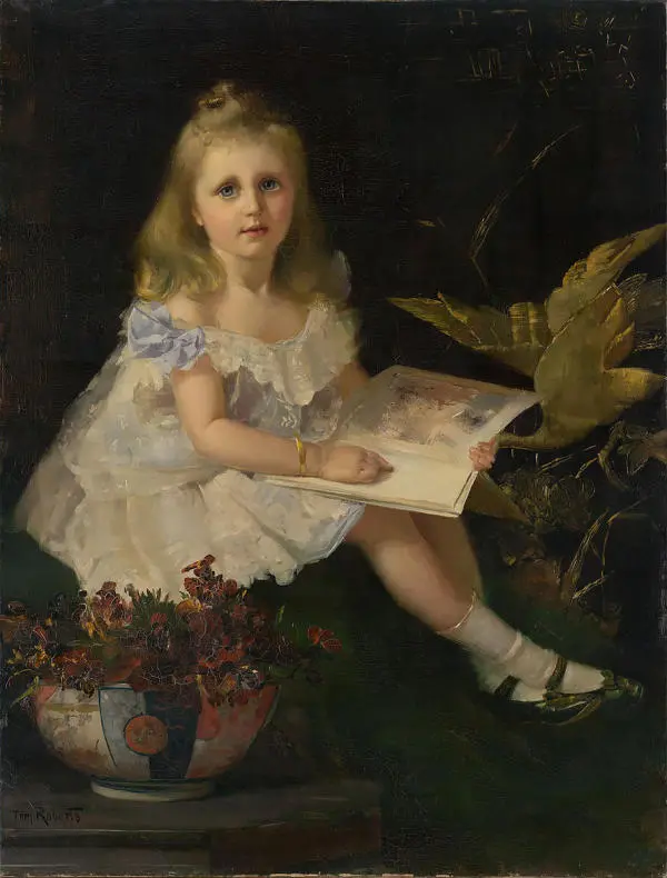 Louise Daughter Of The Hon L L Smith By Tom Roberts