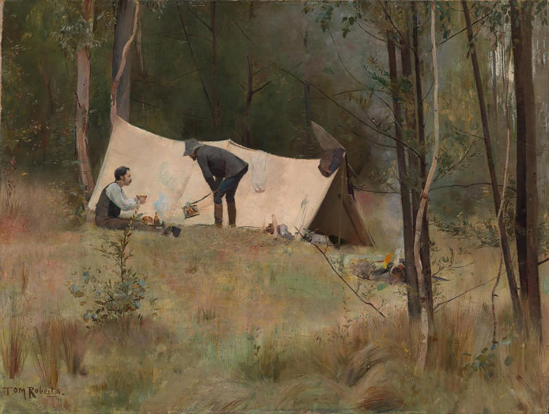 The Artists Camp 1886 by Tom Roberts | Oil Painting Reproduction