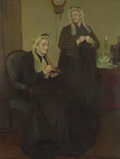 Elderly Spinsters 1904 By Richard Emil Miller