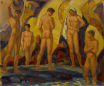 Bathers By Ludwig von Hofmann