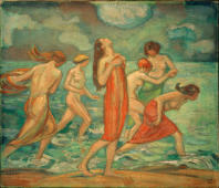 Bathing Girl By Ludwig von Hofmann