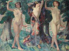 The Dance 1910 By Ludwig von Hofmann
