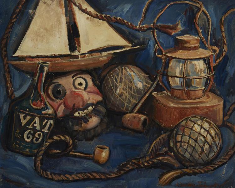 Nautical Still Life by Donna Schuster | Oil Painting Reproduction