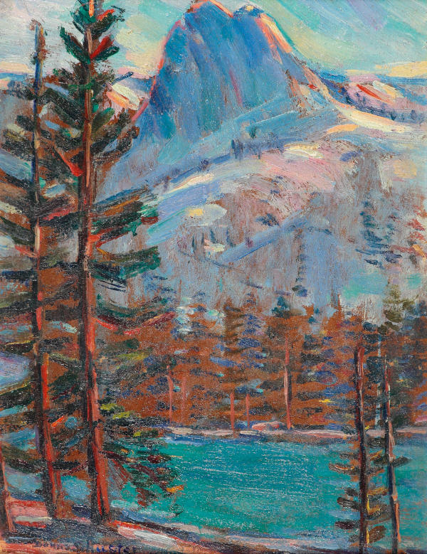 Sierra Mountain Lake by Donna Schuster | Oil Painting Reproduction