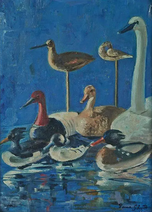 Water Fowl By Donna Schuster