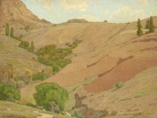 A California Landscape By William Wendt