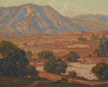 Laguna Beach CA Ojai Valley 1919 By William Wendt