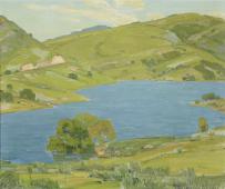 Lake in the Hills By William Wendt
