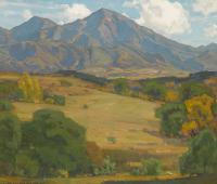 Saddleback Moutain By William Wendt