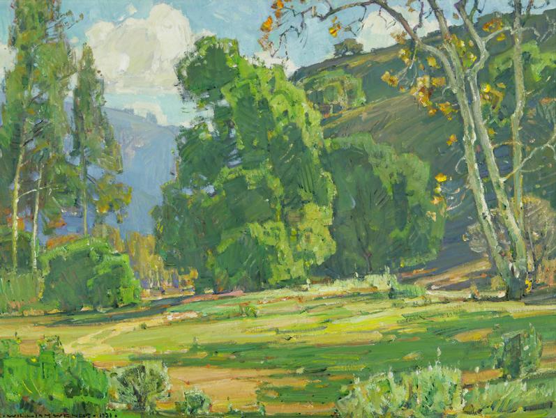 Trees They are My Friend 1936 by William Wendt | Oil Painting Reproduction