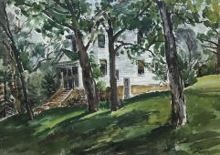 White Cottage By William Wendt