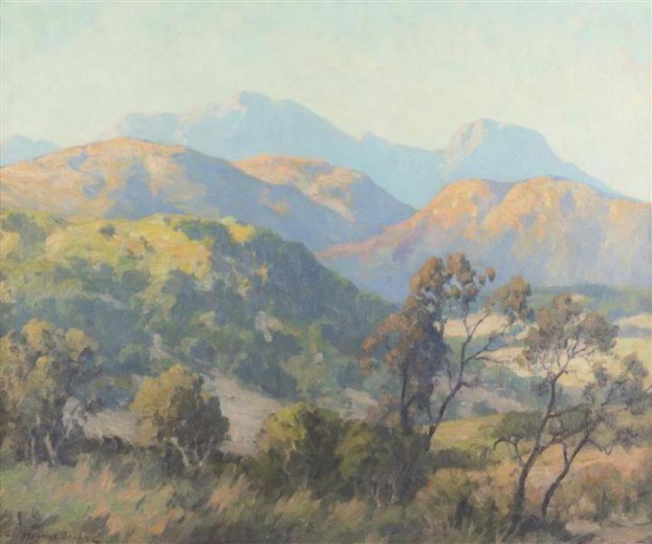 Mountain Towards Evening by Maurice Braun | Oil Painting Reproduction