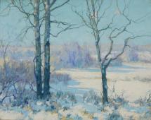 New England Winter Afternoon By Maurice Braun