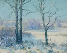 New England Winter Afternoon By Maurice Braun