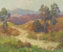 Russet Hillside By Maurice Braun