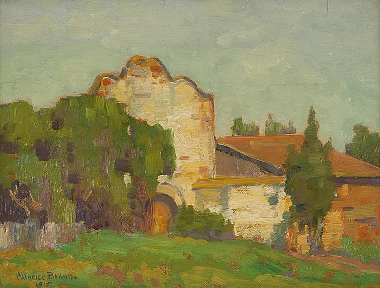 San Diego Mission by Maurice Braun | Oil Painting Reproduction