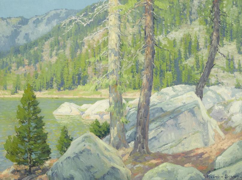 Sierra Lake by Maurice Braun | Oil Painting Reproduction