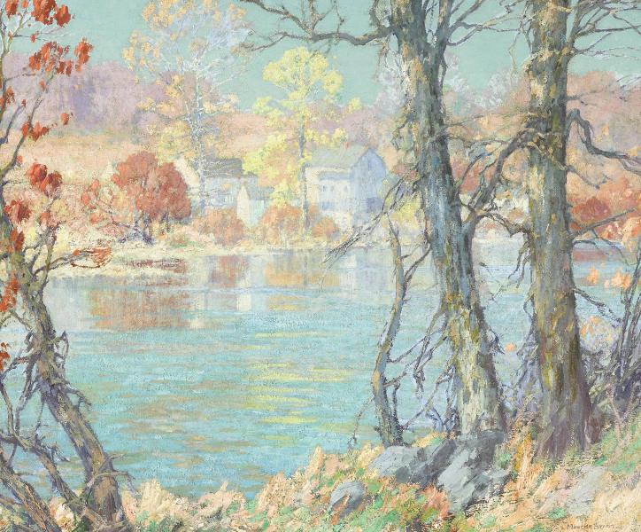 Silvermine River by Maurice Braun | Oil Painting Reproduction