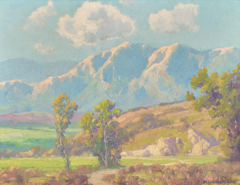 Southern California Landscape by Maurice Braun | Oil Painting Reproduction