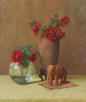 Still Life with Roses By Maurice Braun