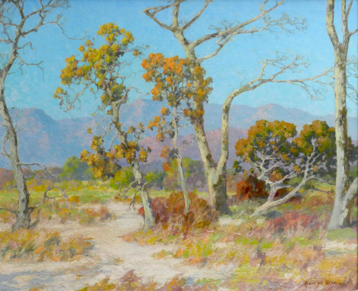 Sycamores c1925 by Maurice Braun | Oil Painting Reproduction