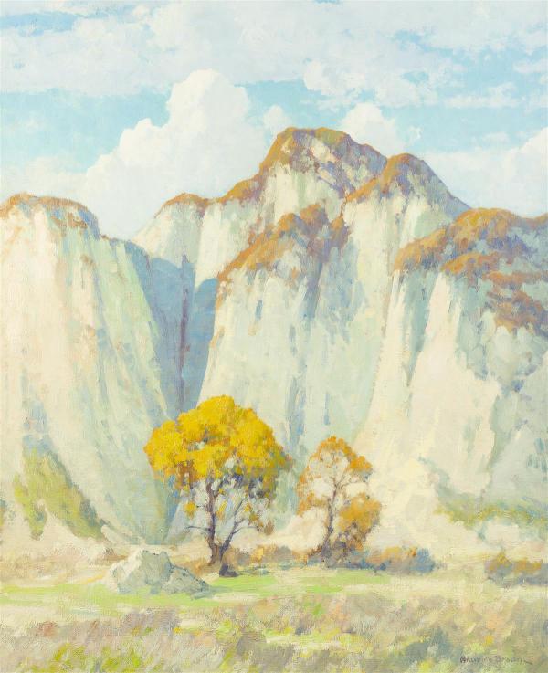 The Cliffs by Maurice Braun | Oil Painting Reproduction