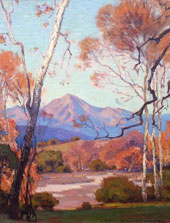 Saddleback Mountain 1919 By William Wendt
