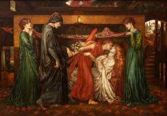 Dante's Dream at the Time of the Death By Marie Spartali Stillman