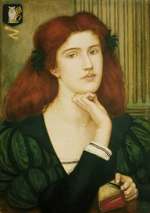 The Lady Prays Desire 1867 By Marie Spartali Stillman