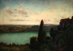 The Lake of Nemi 1899 By Marie Spartali Stillman