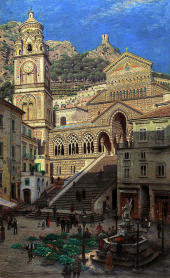 Amalfi Cathedral c1897 By Aleksander Gierymski