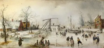 A Winter Scene 1610 By Hendrick Avercamp