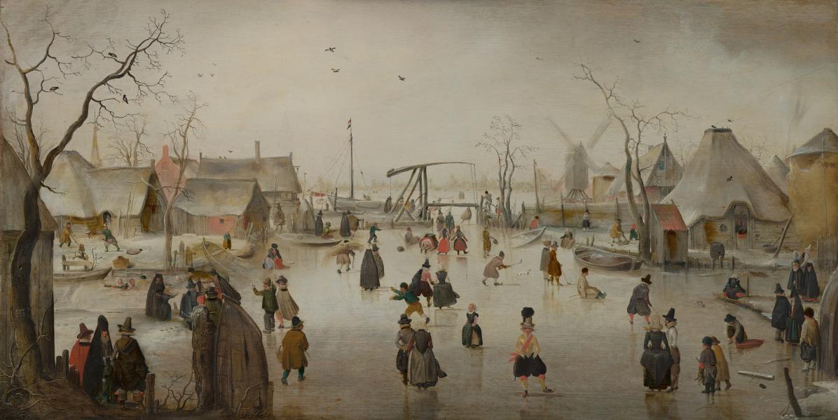 On The Ice 1610 by Hendrick Avercamp | Oil Painting Reproduction