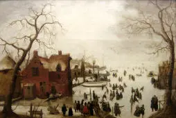 Winter Scene 1620 By Hendrick Avercamp