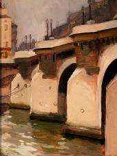 Pont Neuf in Paris 1893 By Aleksander Gierymski